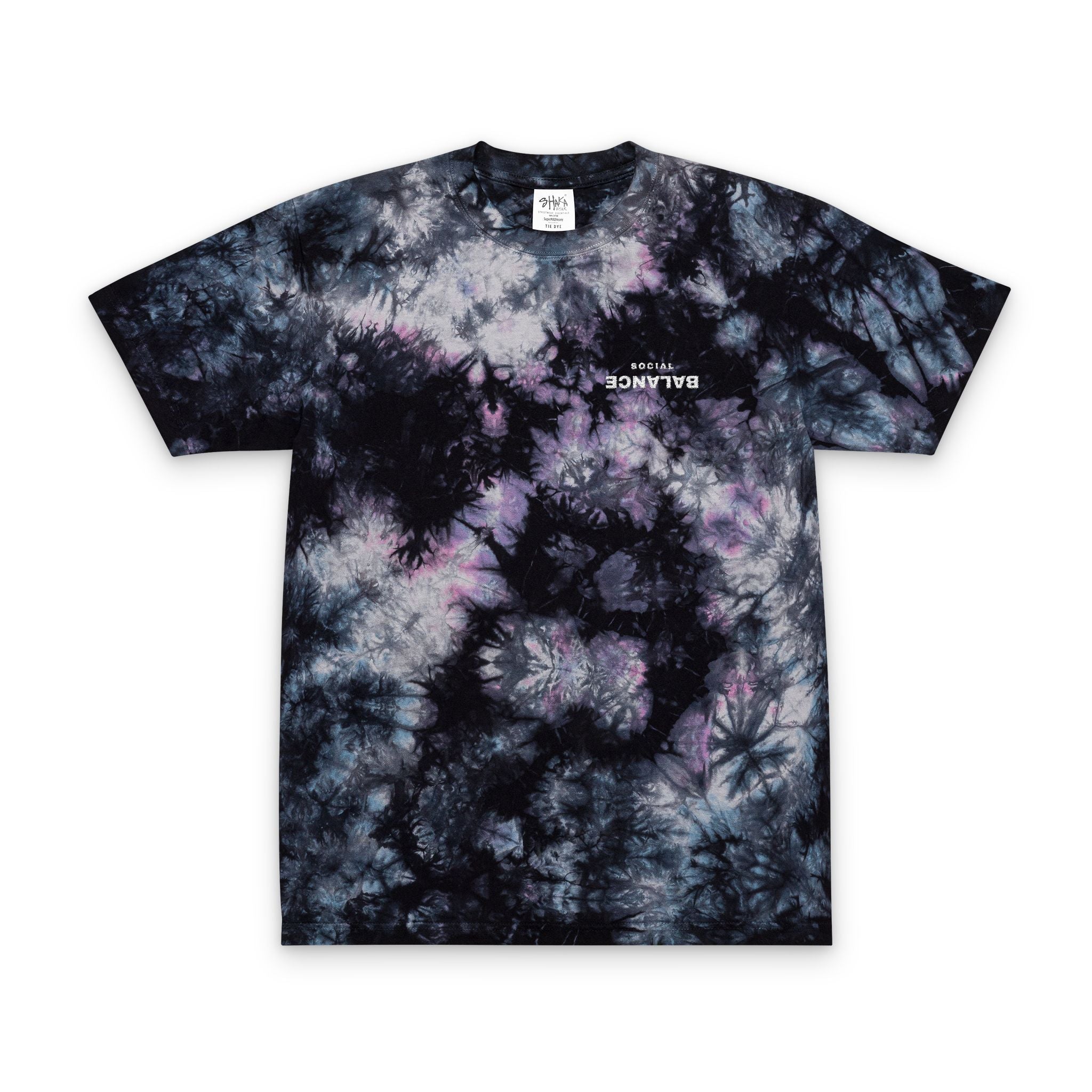 Social Balance Men Tie-Dye Tees